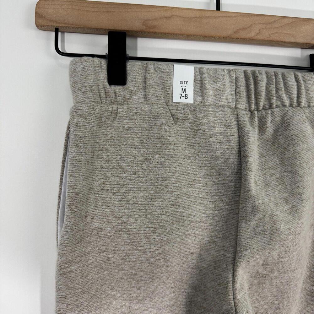 The Children’s Place Boy’s Size Medium 7/8 Beige Brown Fleece Jogger Pants New - Picture 6 of 6